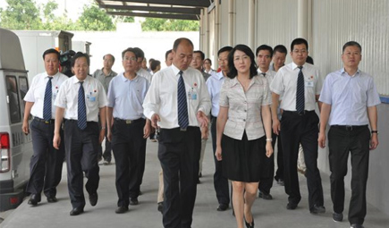 李婧副市长到UG环球官网物流视察